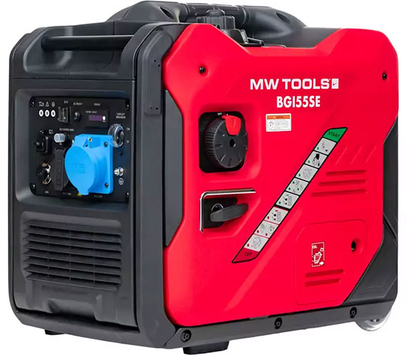 Groupe électrogène inverter ATS essence 5,5 kW 230 V silencieux MW Tools