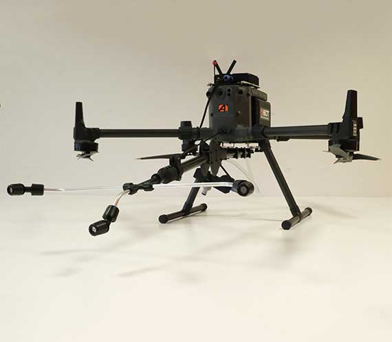 Prestations anti-mousse en drone avec drone et perche - Drone Halyzia